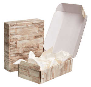 Barn Wood E-Commerce Boxes & Shippers, Made in Italy