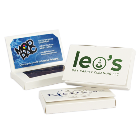Business Card window with flap White (250/cs)