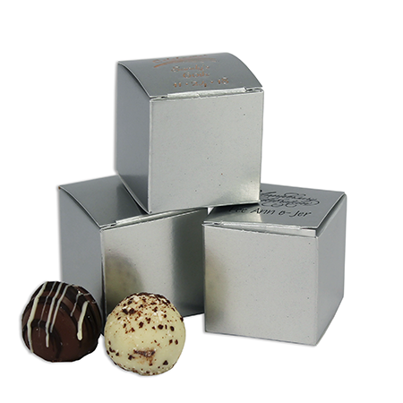 Medium Truffle Silver Lustre (250/cs)