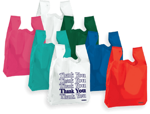 T-Shirt Bags Hi Density (Colored & Thank You)