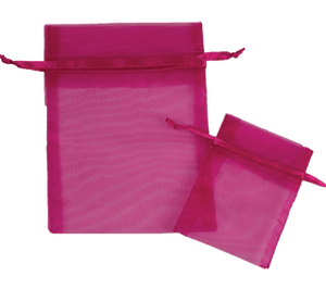 Organza Bags with Ribbon Drawstring