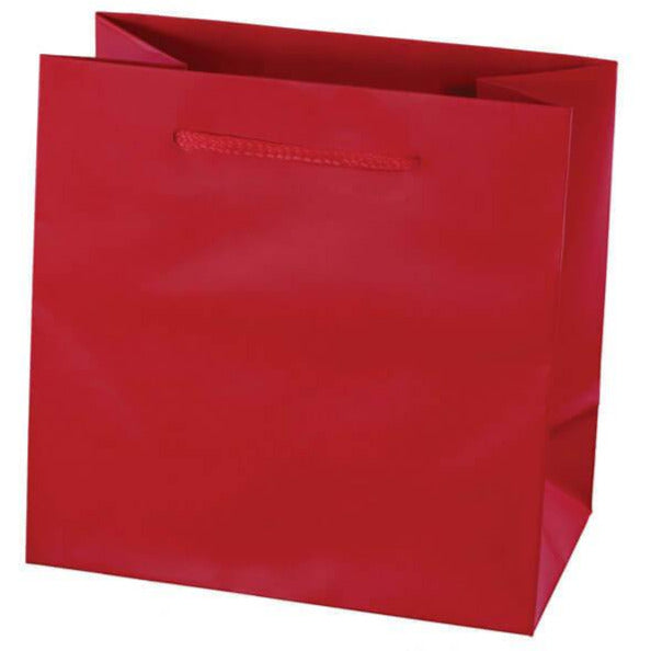 Red Matte Euro Tote Shoppers
