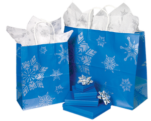 Royal Frost Holiday Collection Paper Shoppers