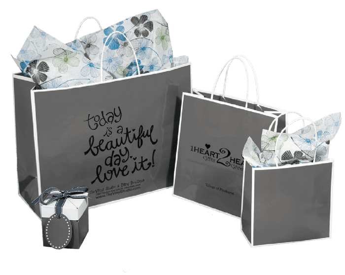 Slate Gray Sophie Collection Shoppers