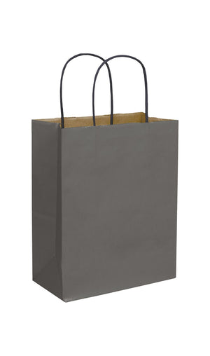 Storm Grey Paper Shopping Bags