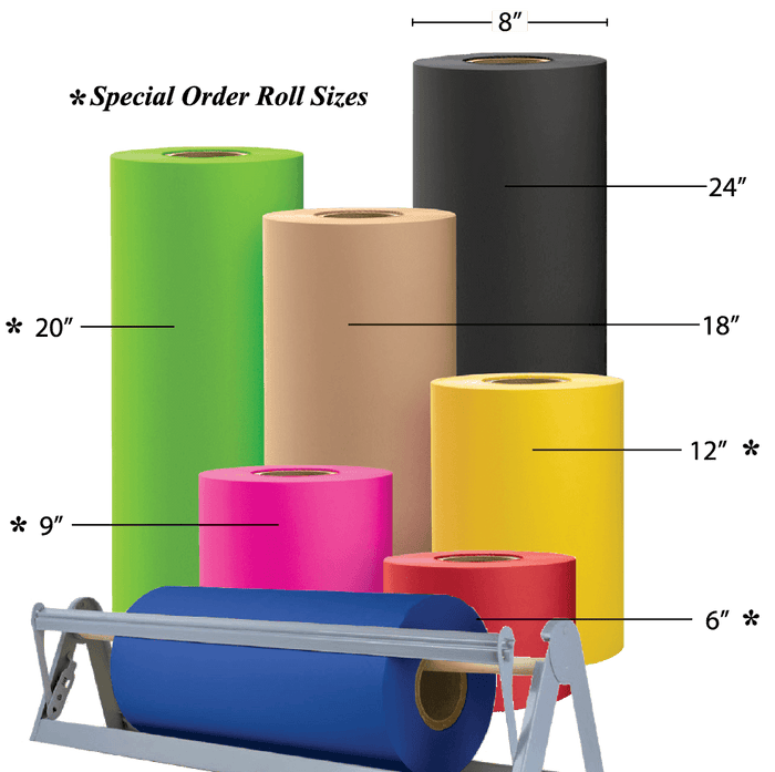 E-Commerce Packing Tissue - Standard Colors - Counter Rolls